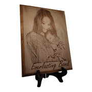 Laser Engraved Photo on Wooden
