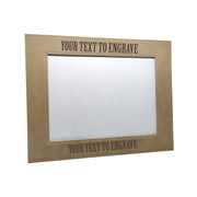 Personalized Leather Photo Frame