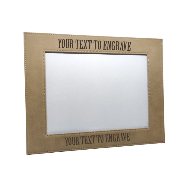 Personalized Leather Photo Frame