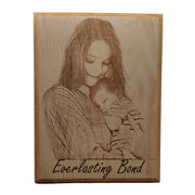 Laser Engraved Photo on Wooden