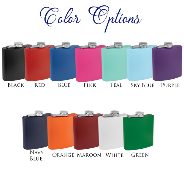 Laser Engraved Flask Personalized gift for your Dad