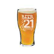 Personalized Tulip Pint Beer Glass