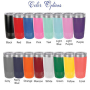 Personalized Stainless Steel Insulated Coffee Travel Tumbler