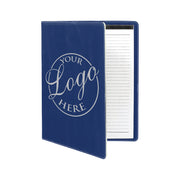 Personalized Leatherette Portfolio with Refillable Notepad