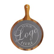 Engraved Round European Bread Board
