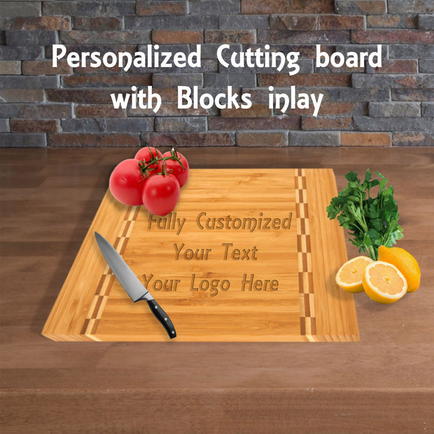 custom engraved bamboo rectangle cheese board