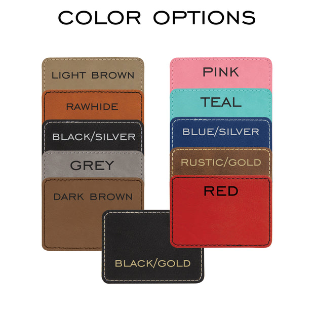 Personalized Leatherette Portfolio with Refillable Notepad