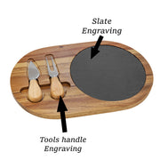 custom engraved acacia wooden serving board